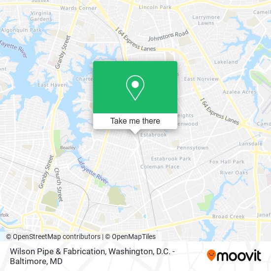 Mapa de Wilson Pipe & Fabrication