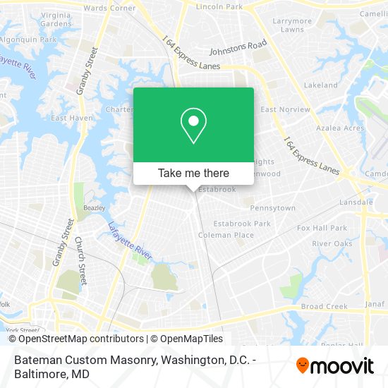Mapa de Bateman Custom Masonry