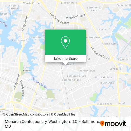 Mapa de Monarch Confectionery