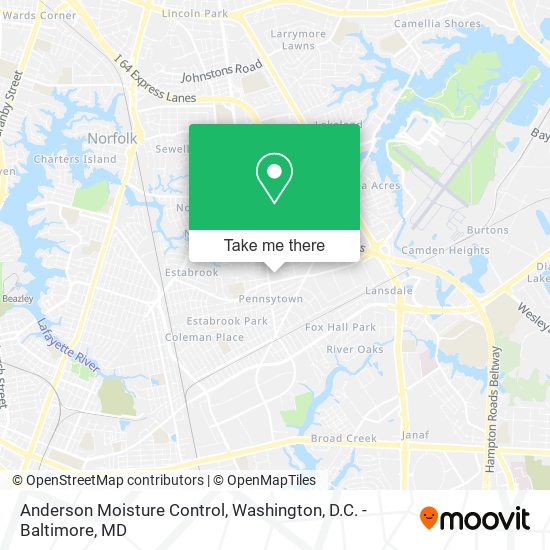 Anderson Moisture Control map