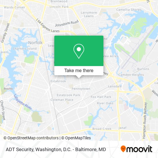 ADT Security map