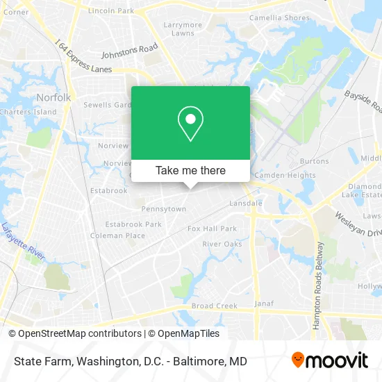 Mapa de State Farm