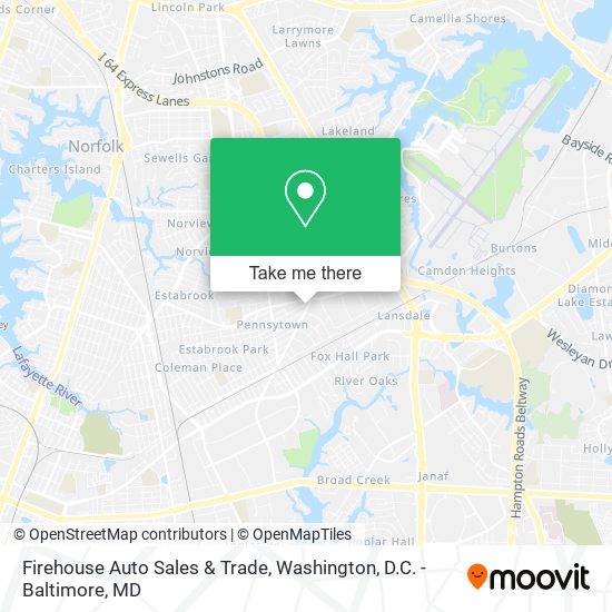 Mapa de Firehouse Auto Sales & Trade