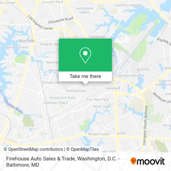 Firehouse Auto Sales & Trade map