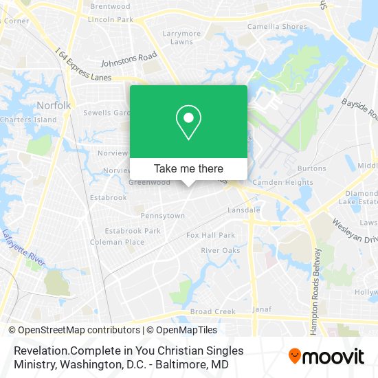 Mapa de Revelation.Complete in You Christian Singles Ministry