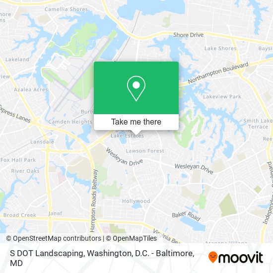 S DOT Landscaping map
