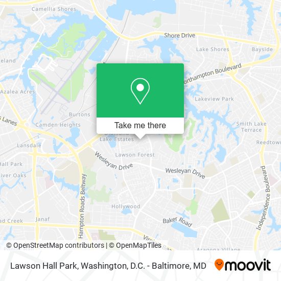 Mapa de Lawson Hall Park