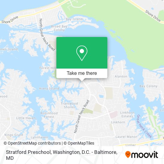 Stratford Preschool map