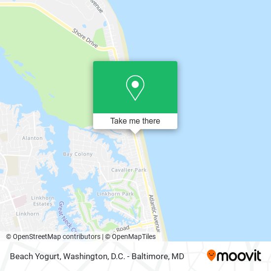 Beach Yogurt map