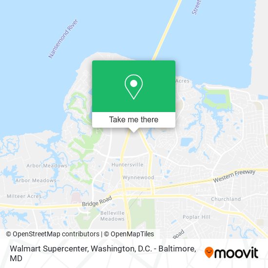 Walmart Supercenter map