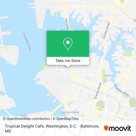 Tropical Delight Cafe map