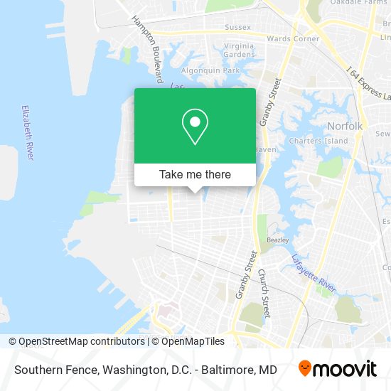 Southern Fence map