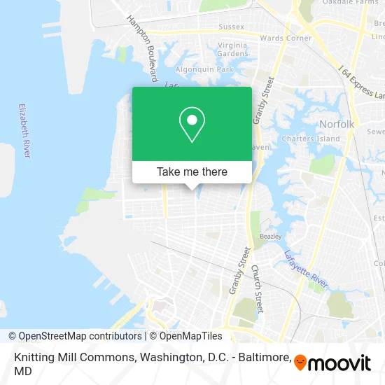 Knitting Mill Commons map