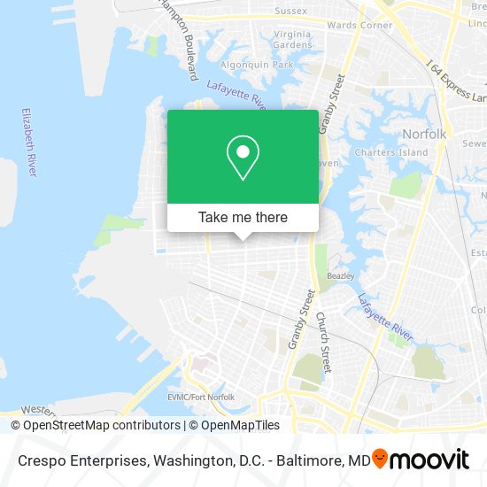 Crespo Enterprises map