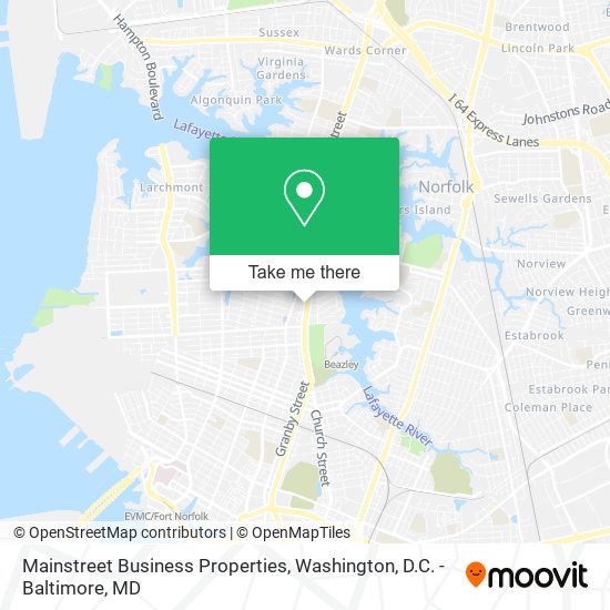 Mapa de Mainstreet Business Properties
