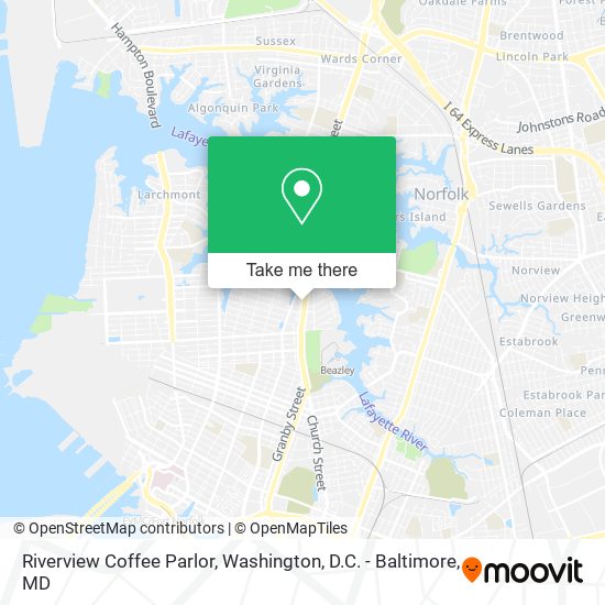 Riverview Coffee Parlor map