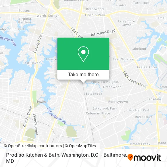 Prodiso Kitchen & Bath map