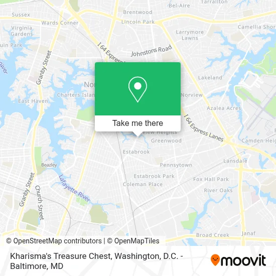 Kharisma's Treasure Chest map