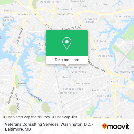 Veterans Consulting Services map