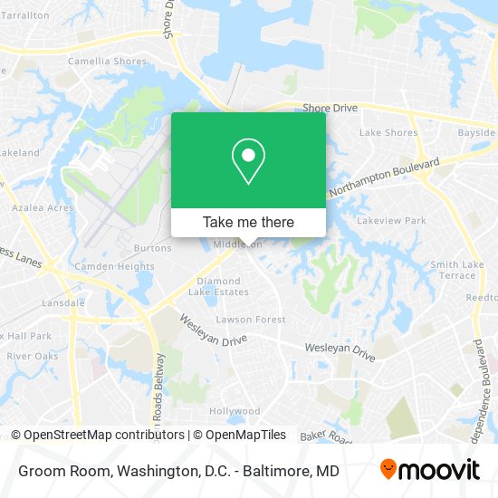 Groom Room map