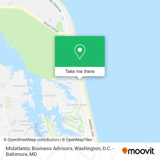 Midatlantic Business Advisors map