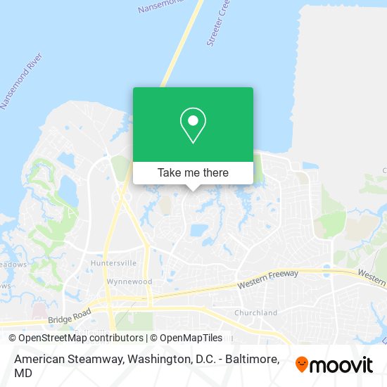 Mapa de American Steamway