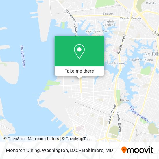 Monarch Dining map