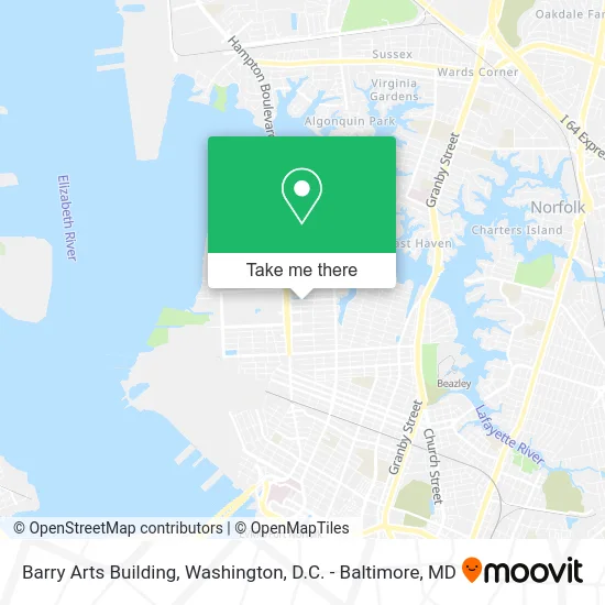 Barry Arts Building map