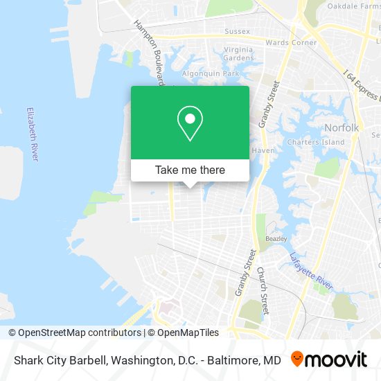 Shark City Barbell map