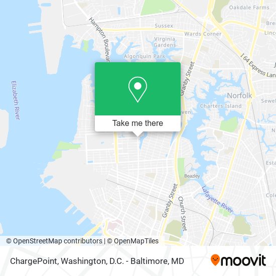 ChargePoint map