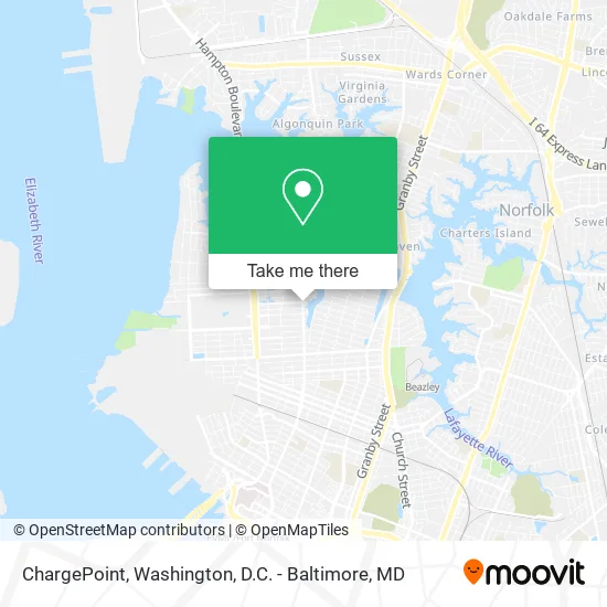 ChargePoint map