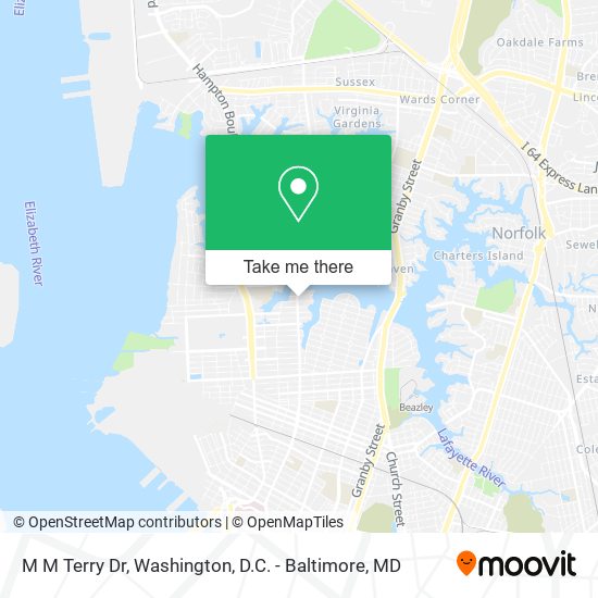 Mapa de M M Terry Dr
