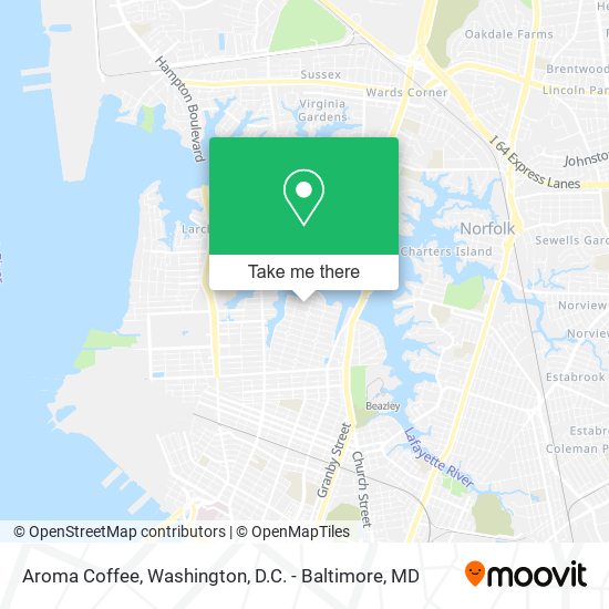Aroma Coffee map