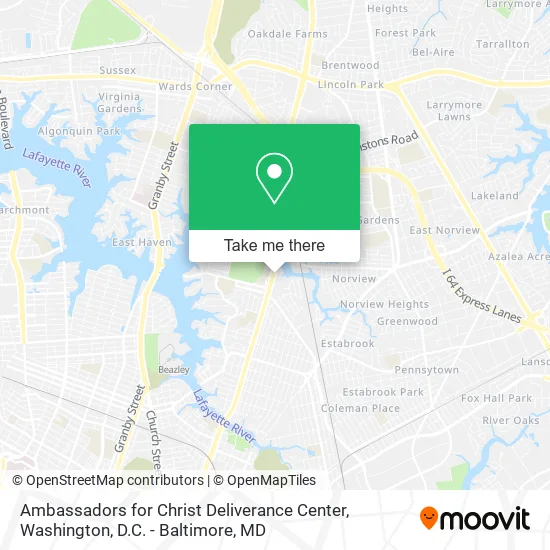 Ambassadors for Christ Deliverance Center map