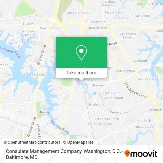 Consulate Management Company map