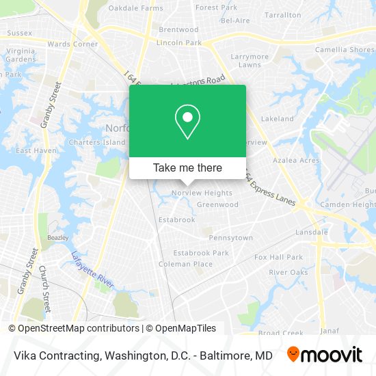 Vika Contracting map