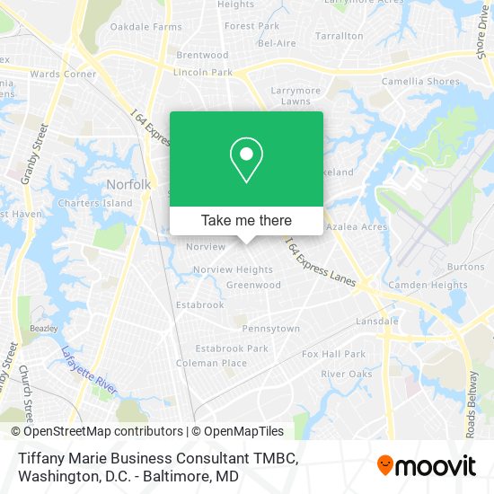 Tiffany Marie Business Consultant TMBC map