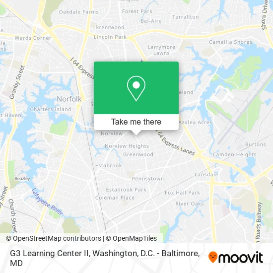 G3 Learning Center II map