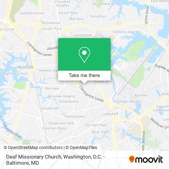 Mapa de Deaf Missionary Church