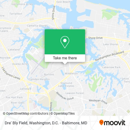 Dre' Bly Field map