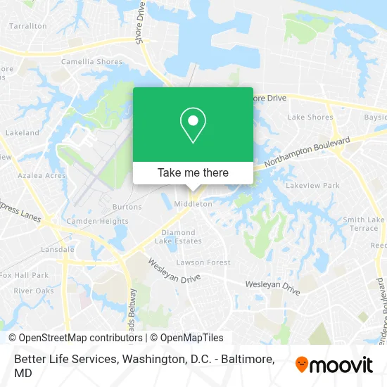 Better Life Services map
