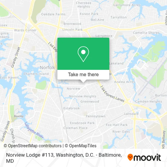 Norview Lodge #113 map