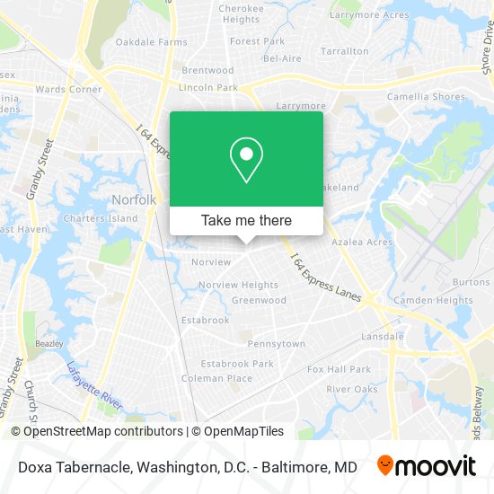 Mapa de Doxa Tabernacle