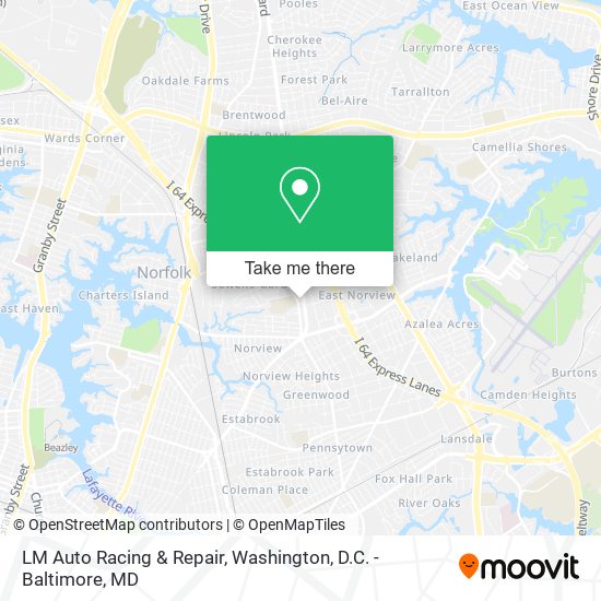 Mapa de LM Auto Racing & Repair