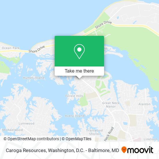 Caroga Resources map