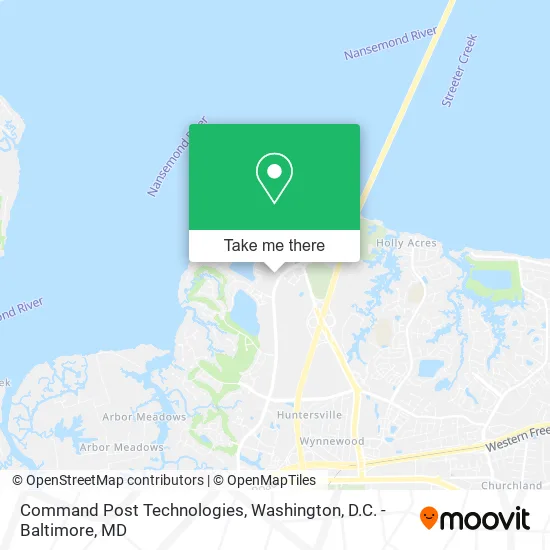 Command Post Technologies map