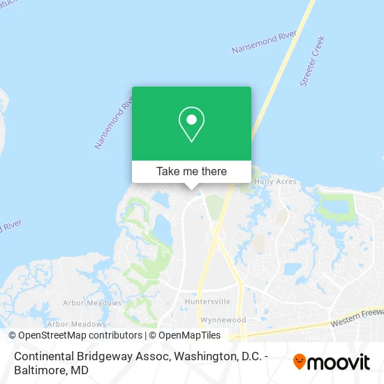 Continental Bridgeway Assoc map