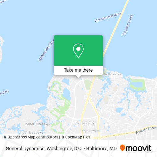 Mapa de General Dynamics