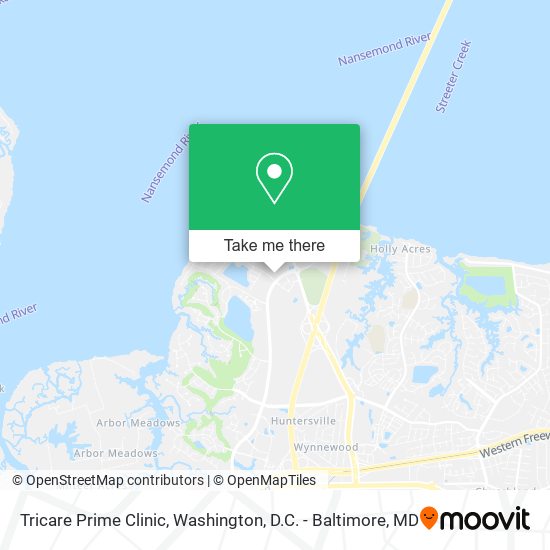 Tricare Prime Clinic map