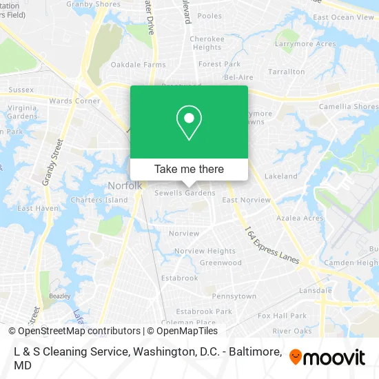 L & S Cleaning Service map